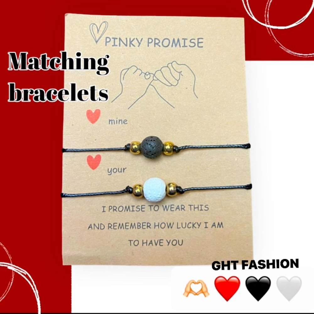 ❤️matching bracelets🖤
